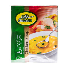 سوپ مرغ  نیمه آماده سبزان 