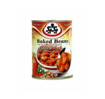 کنسرو خوراک لوبیا چیتی در سس گوجه فرنگی 