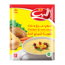 سوپ مرغ و ذرت الیت