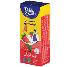 دسر نوشیدنی  توت فرنگی دلیس