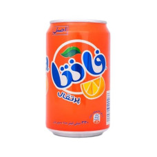 نوشابه قوطی پرتقالی فانتا