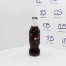 نوشابه گازدار بدون قند کوکاکولا شیشه ای